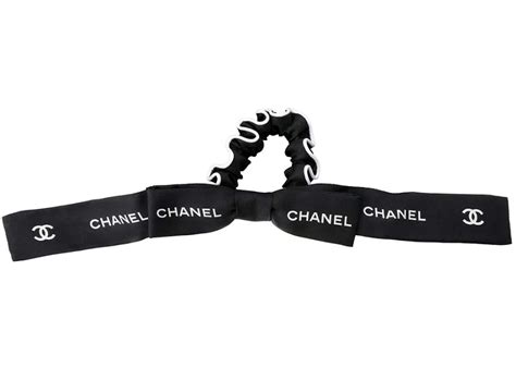 chanel hair ties|chanel bow tie for hair.